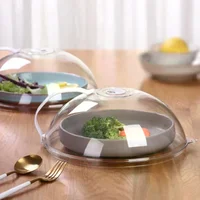 Couvercle anti-éclaboussures pour micro-ondes, couvercle de cuisson pour four domestique, couvercle transparent pour assiette, poignée, accessoires de cuisine 1
