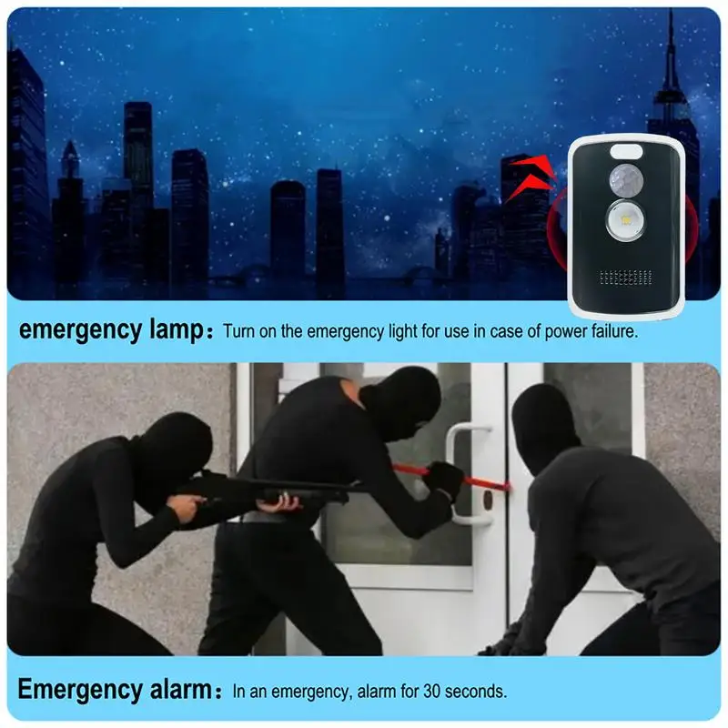 portable Camp Safe Perimeter Alarm 125Db High-Volume Trip Alarm With Motion Sensor Security With Multiple Modes Anti Theft Alert