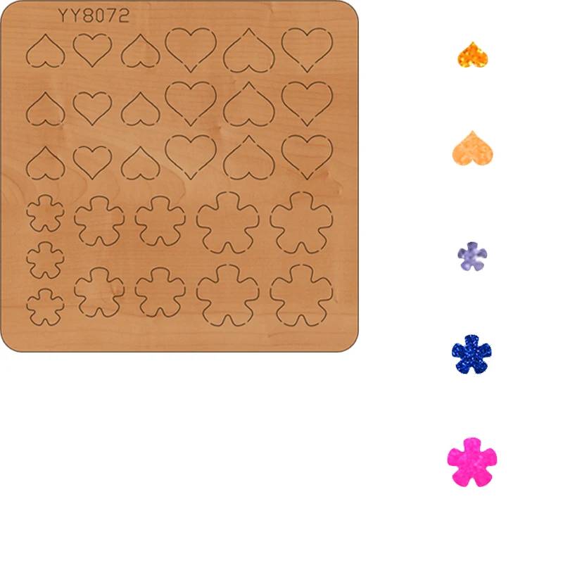 

Серьги в виде звездных цветов, модель YY8072 подходит для всех режущих машин на рынке, высекальные штампы