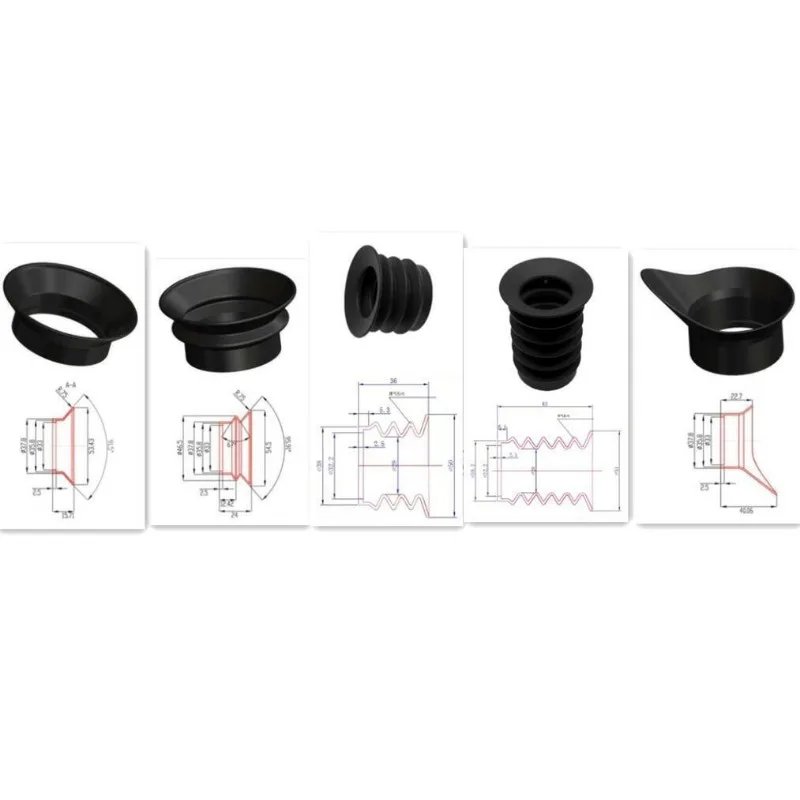 Monocular Rubber Recoil Eye Cups Replacement for PVS-18/14 NVG Eye Guards Shields Cover 1PC