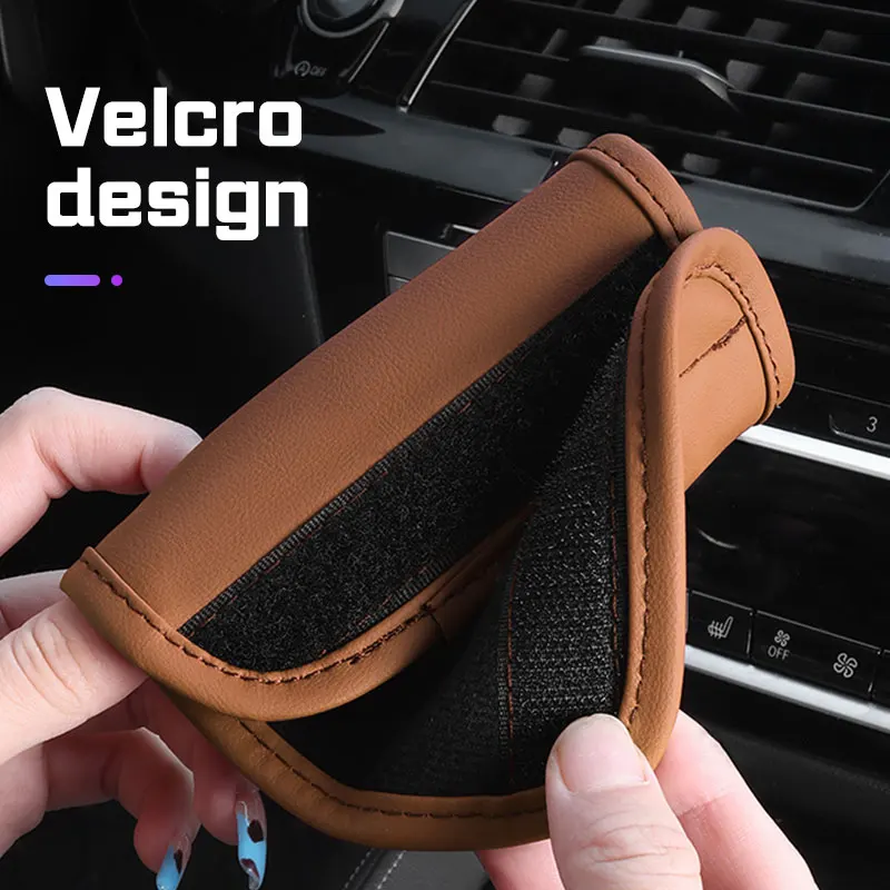 현대 N 라인 i40 i30 i20 i10 소나타 엘란트라 FE 엑센트 투싼 코나 차량용 루프 암레스트 커버 PU 가죽 글러브 보호 매트