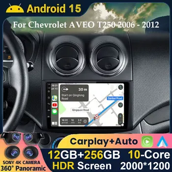 Android 15 Wireless CarPlay Android Auto Radio per Chevrolet AVEO T250 2006 - 2012 4G Car Multimedia Navigazione GPS Autoradio