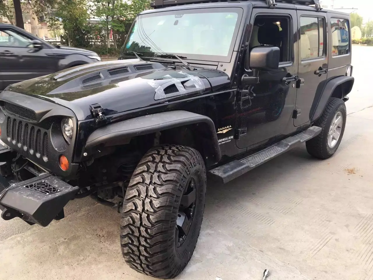 

J067 ядовитый паук Брызговики переднее + заднее колесо для Jeep for Wrangler JK 2007-2017 LANTSUN