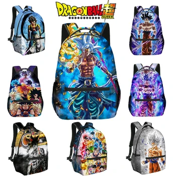 Dragon Ball Goku Anime Studenti delle scuole primarie e secondarie Borsa da scuola Zaino per bambini Zaino per cartoni animati Un regalo di compleanno 1