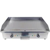 Commercial Restaurant 5.6kw Smokeless Oven Barbecue Grill Griddle Stainless Steel Electric Griddle 3