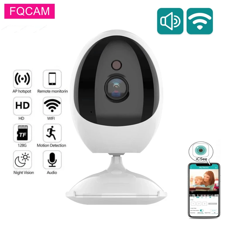 

ICSEE 4MP MINI Wireless Smart Cube Camera Video Surveillance Wireless Security Protection Camera Two Ways Audio Motion Detection