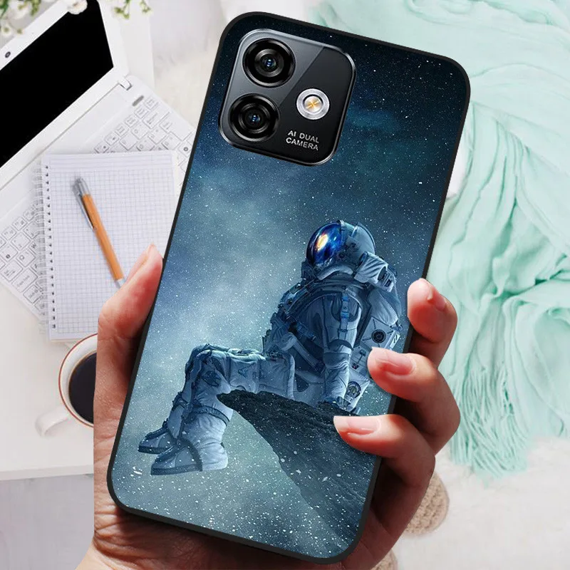 Soft TPU Silicone Shockproof Phone Case Bumper - 6.52 Protective Cover