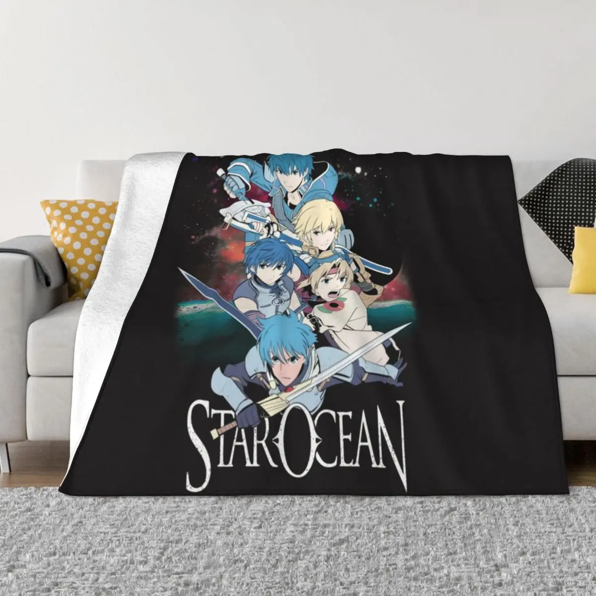 

Star Ocean JRPG Game Throw Blanket christmas gifts Hairys Blankets