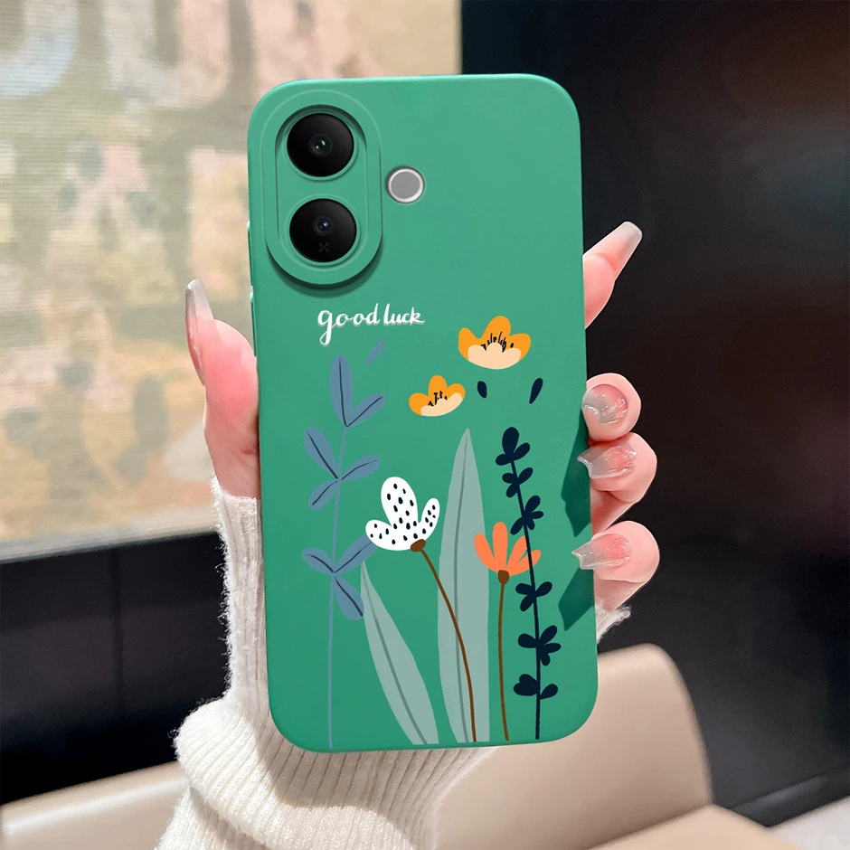 Sweet Girl Sunflower Fall Prevention Phone Case - Unique Protector