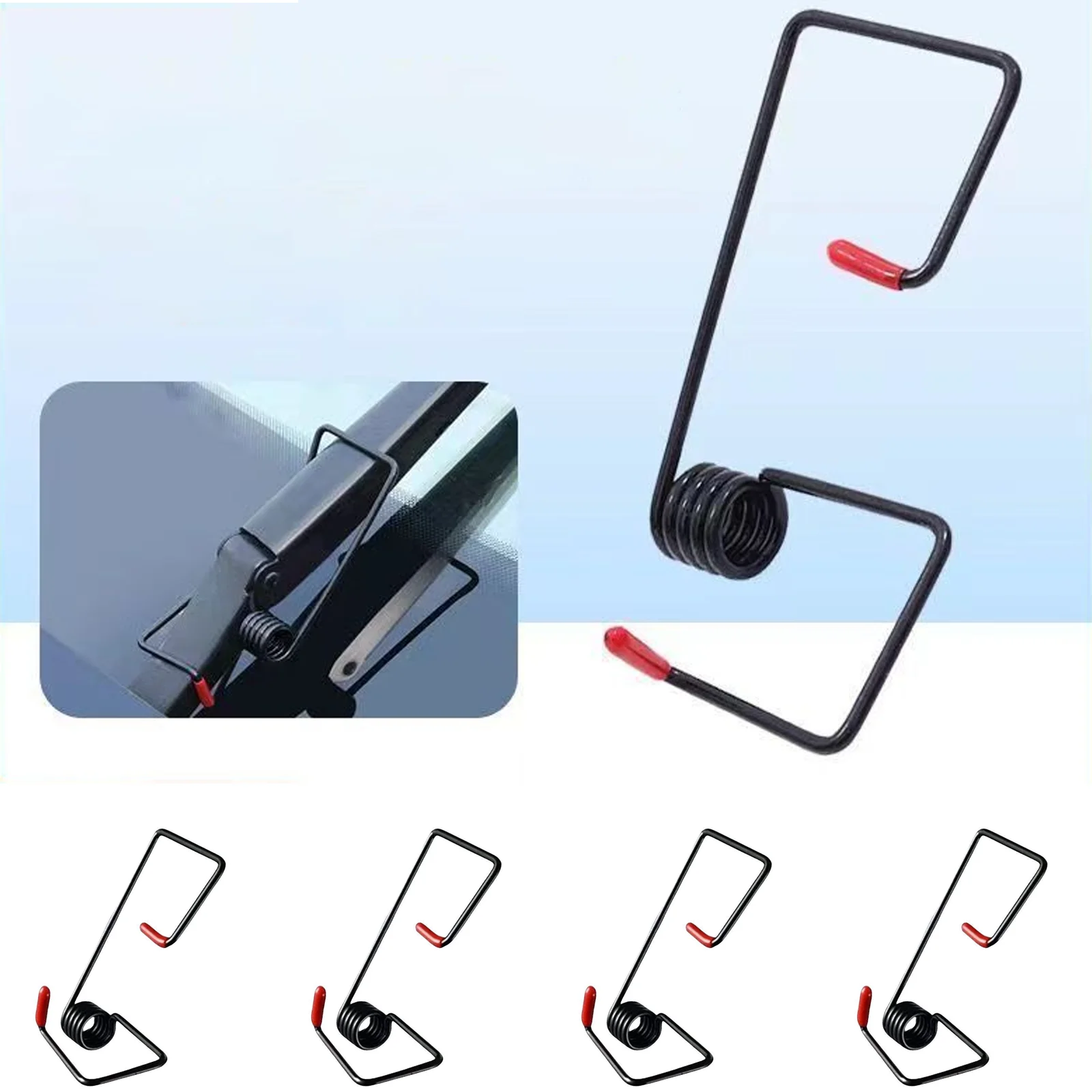 2PCS Windshield Wiper Arm Pressure Spring Booster-Wiper Arm Puller Tool for Improved Visibility-Enhance Performance