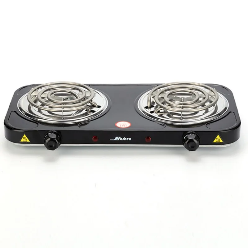 2000W Iron Burner Electric Stove Hot Plate Portable Kitchen Cooker Coffee Heater Milk Soup Durable Asjustable Quick