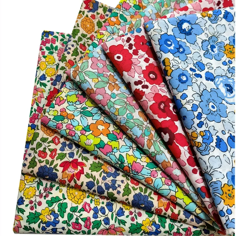 Cotton fabric 145x50cm spring summer cotton super dense poplin sewing fabric women's wear dress children clothing home clothes cloth
