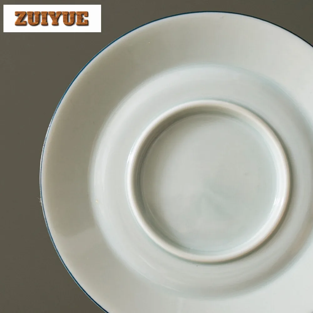 180ml Handwritten Poetry Covered Bowl Household Handmade Gaiwan Zen Tea Tureen Traditional Tea Brewing Cha Supplies Collection