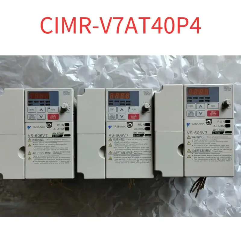 

Second-hand Inverter CIMR-V7AT40P4 0.4KW 380V Test OK