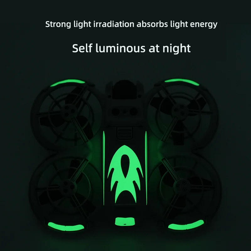 For DJI NEO Drone Luminous Sticker Protective Film Glow-in-the-dark Skins Daytime Cool Laser Night Flight Decals Accessories Kit