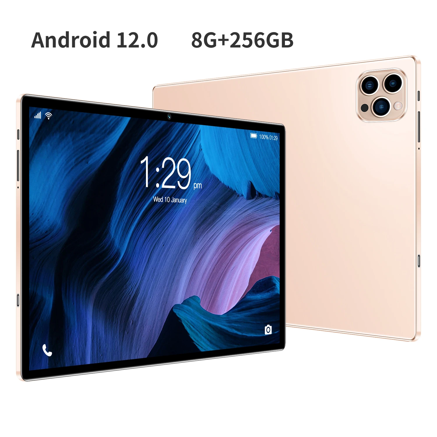 

Планшет на Android 2024, экран 10,1 дюйма, 8 ГБ + 12,0 ГБ, 10 ядер, 256 мАч