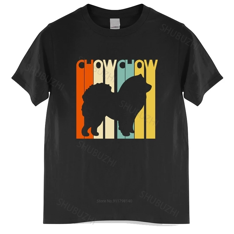 

Женская футболка с круглым вырезом, винтажная Мужская футболка 1970s Chow Dog Owner, Подарочная футболка, хлопковая брендовая футболка