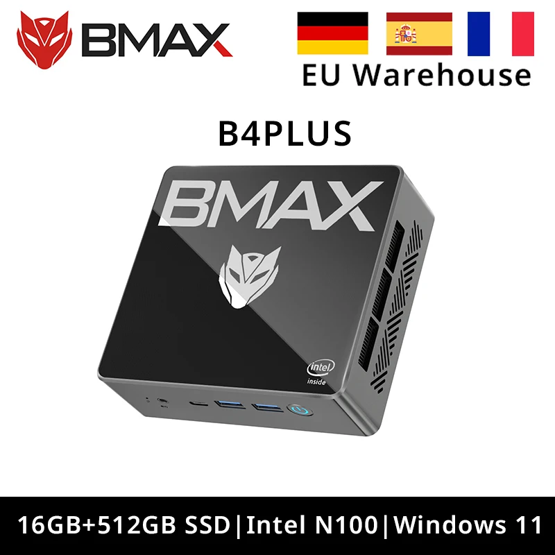 ミニPC BMAX Mini PC B4Plus Amazon.com: Bmax Mini PC 16GB RAM/512GB SSD, Intel Alder