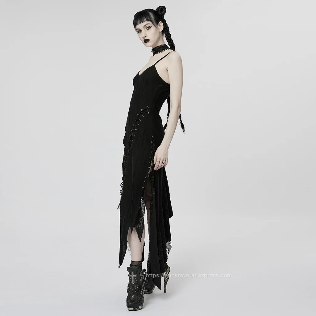 PUNK RAVE Gothic Slip Dress
