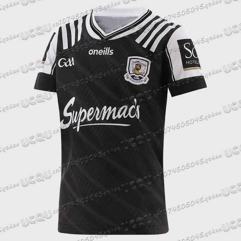 2025 Men'S New Galway Gaa Home Jersey V-Neck Loose Quick