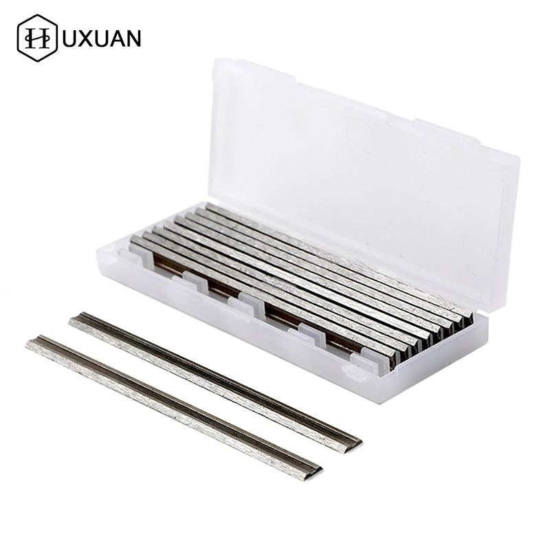 10PCS 82mm High Carbon Steel Blades Knives For Woodworking Power Tools Accessorie Disposable Planer Blades