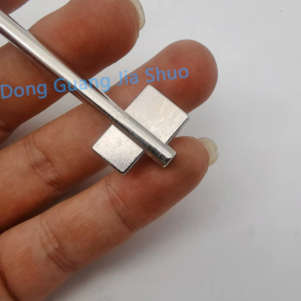 Blank Key Blanks JS 2365 Double Flagpole Key Embryo Handle Panel With Dot Safe Embryo 10pcs
