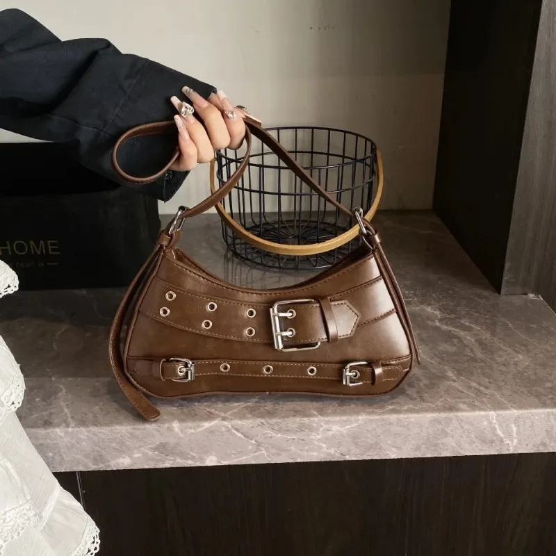 Borsa sottobraccio stile abbigliamento da lavoro alla moda Nuova borsa a tracolla singola a spalla singola di alta qualità alla moda Borsa quadrata piccola per pendolarismo - immagine 5