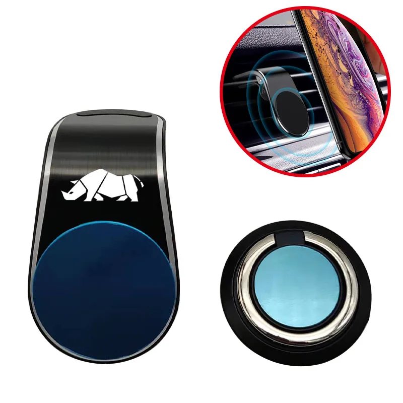 Фото Магнитный автомобильный держатель JKHNN для Suzuki Rhino JIMNY JA11 JB31 JB33 JB43 JB23 JB64 JB74 клипса для вентиляционного отверстия поставляется с мини-держателем №1