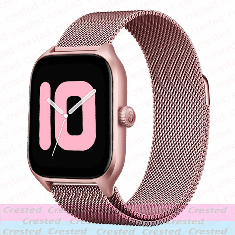 Sleek Milanese Metal Band, 20mm/22mm Adjustable Bracelet Strap