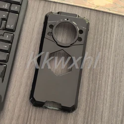 Durable Shockproof Phone Case with Back Holder Bracket for KingKong Power 5 (TPU Case Black)