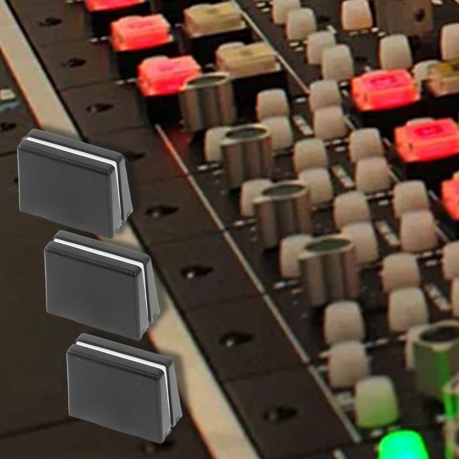 10 Pcs Mixer Fader Buttons Console Slider Knobs Accessories Caps Replacement audio mixer pot mixer fader equalizer knob cap rotary knob for dj controller
