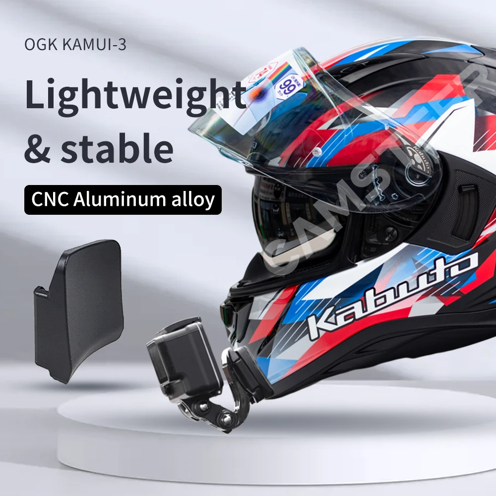 OGK Kabuto KAMUI-3 Customized Helmet Chin Mount for GoPro 12