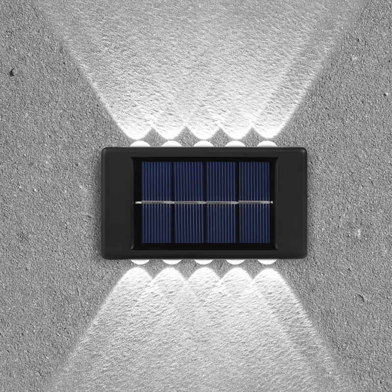 8/10/12/16LED Solar LED Light Waterproof Garden Decor Lamps For Balcony Yard Street Landscape Wall Light Outdoor Solar Lamp 2