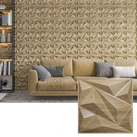 แผ่นติดผนังลายเพชร 3 มิติ สำหรับตกแต่งห้องนั่งเล่น สไตล์โมเดิร์น ลายเกมอีสปอร์ต 10 ชิ้น 5