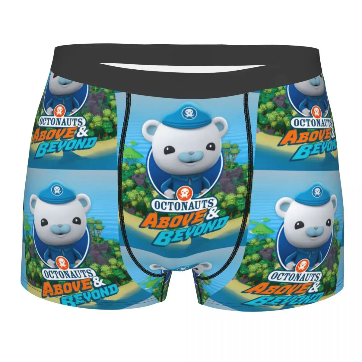 

Мужские забавные трусы-боксеры Disney The Octonauts Adventure, дышащие трусы