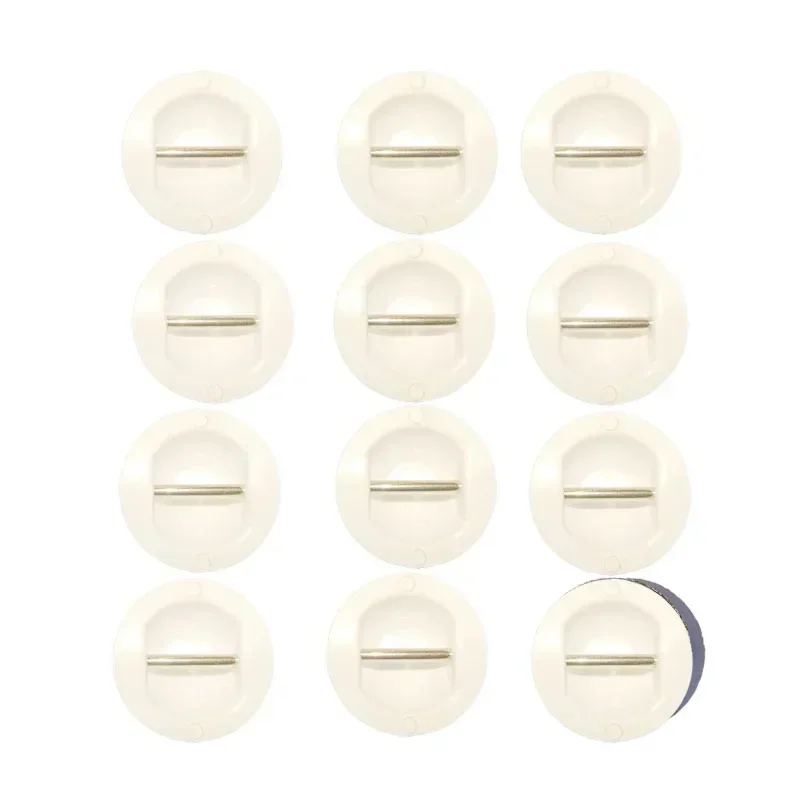 12pcs/lot Professional Surfboard Leash Plug Accessories Black/white Surfboard Foot Rope Buckle Fixed Cup Leash Plug Longboard