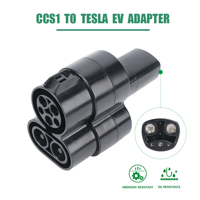 

Адаптер для зарядки CCS 1-Tesla EV, 250 А, адаптер для зарядки электромобиля, преобразователь для автомобильной зарядной станции CCS1 в штепсельную вилку Tesla