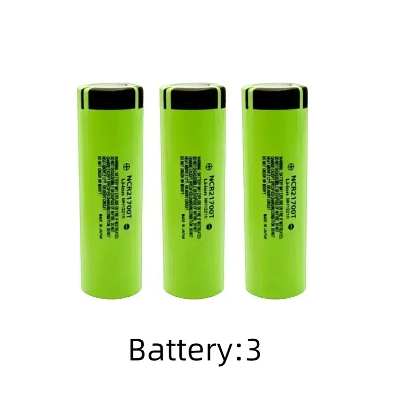 21700 3.7V 5000mAh rechargeable battery 3C power lithium-ion high discharge, suitable for LED flashlights, power tools