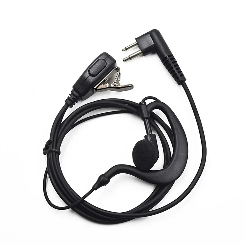 

Earpiece for Icom Radio IC-V8 V80 V80E V82 V85 F4026 F3G F4G F11 F11S F14 F14S F21 F21S F24 G Shape Earphone Earhook Headset