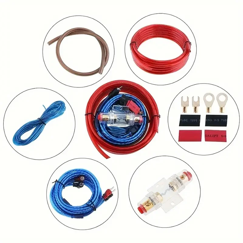 1500W Car Audio Modification Wire Car Subwoofer Wiring Harness Installation
