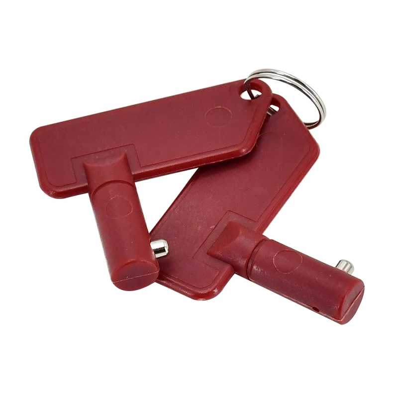 ELI80-0135 MS634212 87185 0-605-99 100PCS Ignition Key Compatible With Terex Battery Disconnect Isolator Compatible With Volvo
