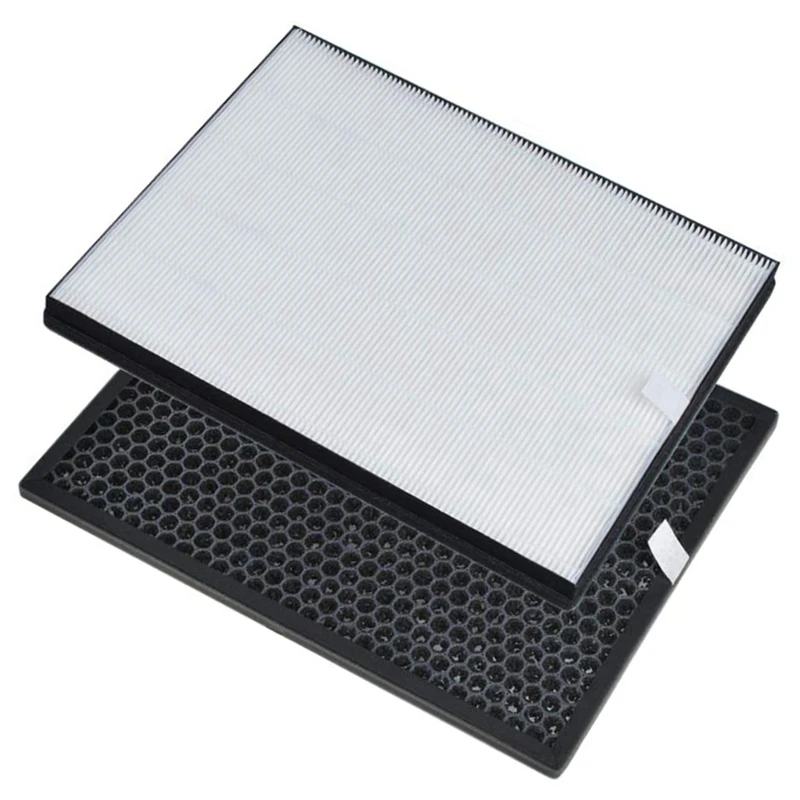 

3X FY1413/40 Active Carbon&FY1410/40 Hepa Replacement Filter For Air Purifier Serie,Replace AC1214/1215/1217