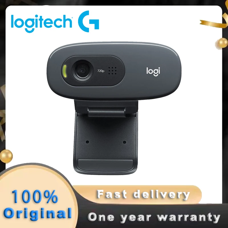 Logitech-Webcam inteligente C920e C920 HD, 1080p, con anclaje en
