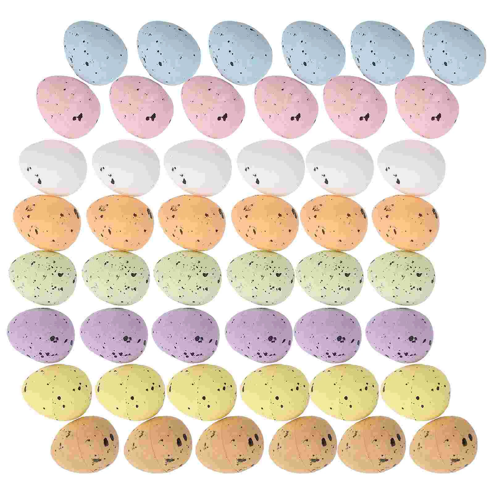 

100 Pcs Easter Foam Egg Party Decoration DIY Pigeon Props Eggs Decor Foams Moss Lovely Small Fake Festival Scene Simulation