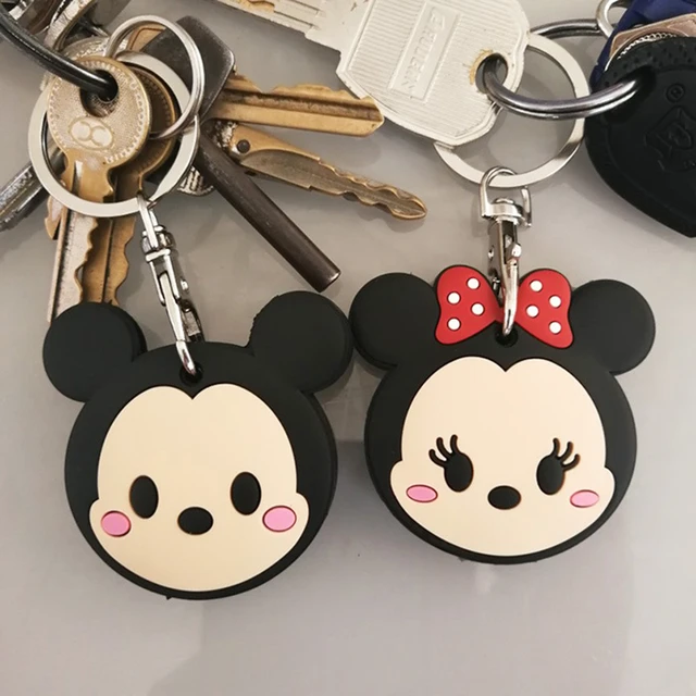 Leather Car Keyring Accessories | Keychains Mickey Car Key | Key Chain  Mickey Minnie - Key Chains - Aliexpress