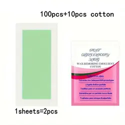 Multipack Depilatory Wax Strips for Effortless Hair Removal (100pcs)