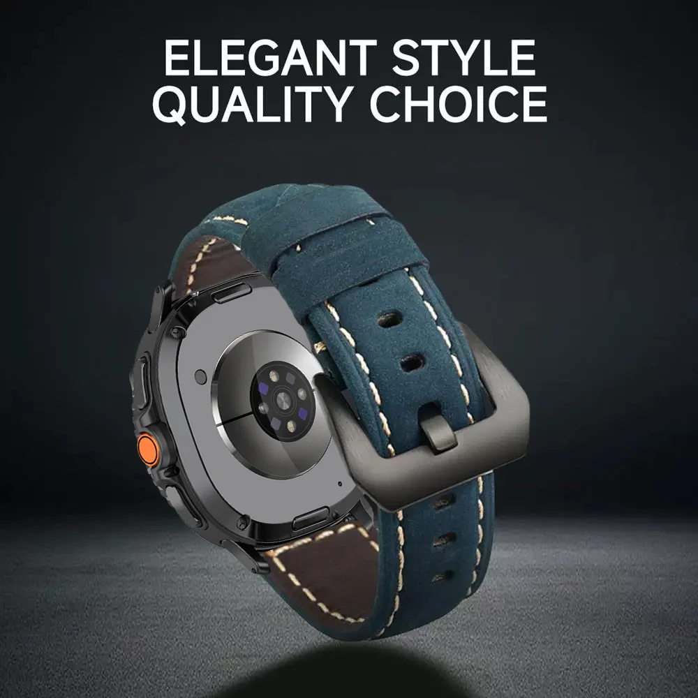 Premium Leather Wristband - No Gaps Design, Elegant Replacement Strap