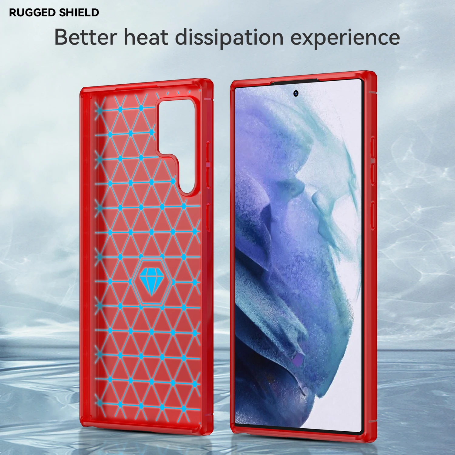 TPU Case for Samsung Galaxy S23 S22 S21 S20 S10 S9 S8 S7 Note 9 Soft Silicon Brushed with Texture Carbon Fiber Design Cover- Se20c1c711b4c41b0b9d48d27ff625004k