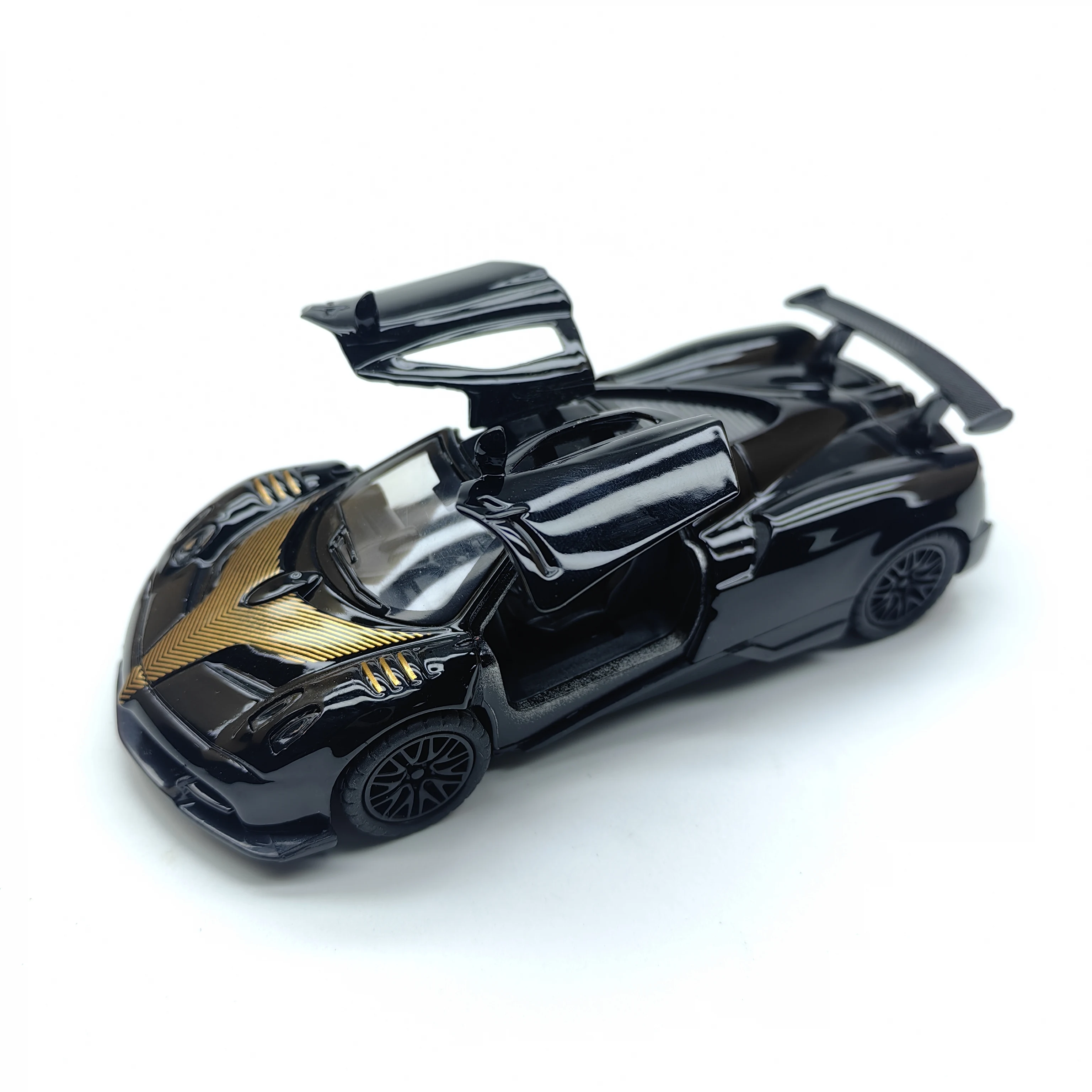 Boys' Toy Car: Realistic Model Racing Car Decoration Gift Children's Alloy Back Force Small Car Toy