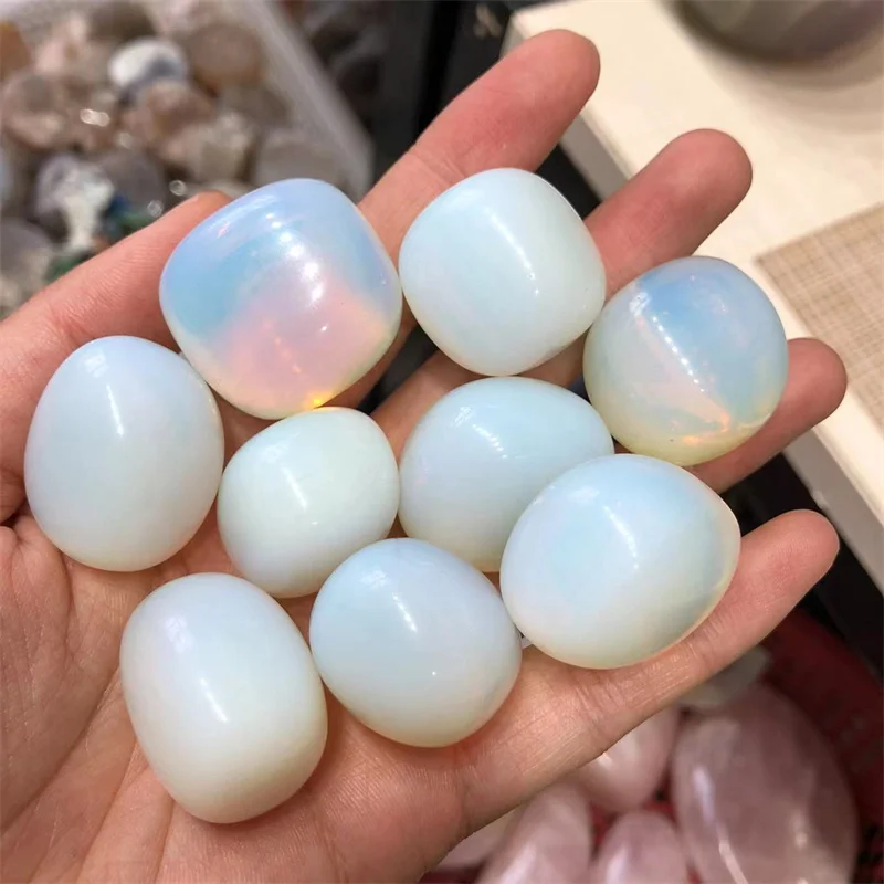 

Opal Tumbled Stones Polished Quartz Gemstones Crystal Healing Reiki Decoration Gems